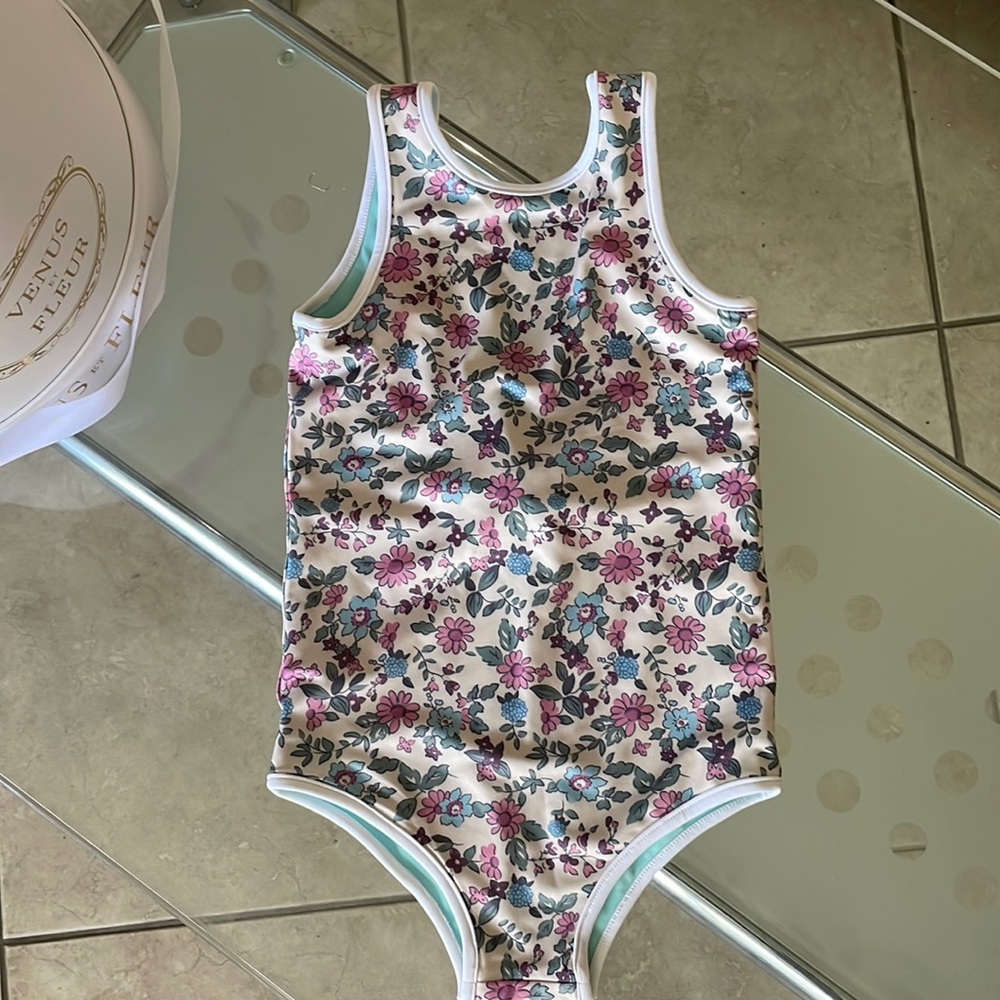 NWT ruffets and co floral swim